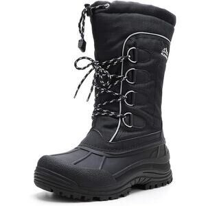 ALEADER Men's Waterproof Winter Snow Boots: Insulated, Non-Slip, SZ 12 Shoes